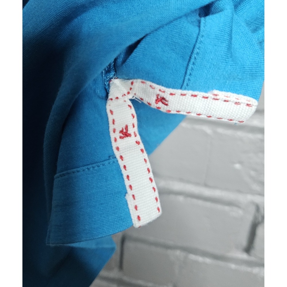 Isaia Napoli Blue Silk Cotton Polo Shirt Size XL Made In Italy - Picture 5 of 7